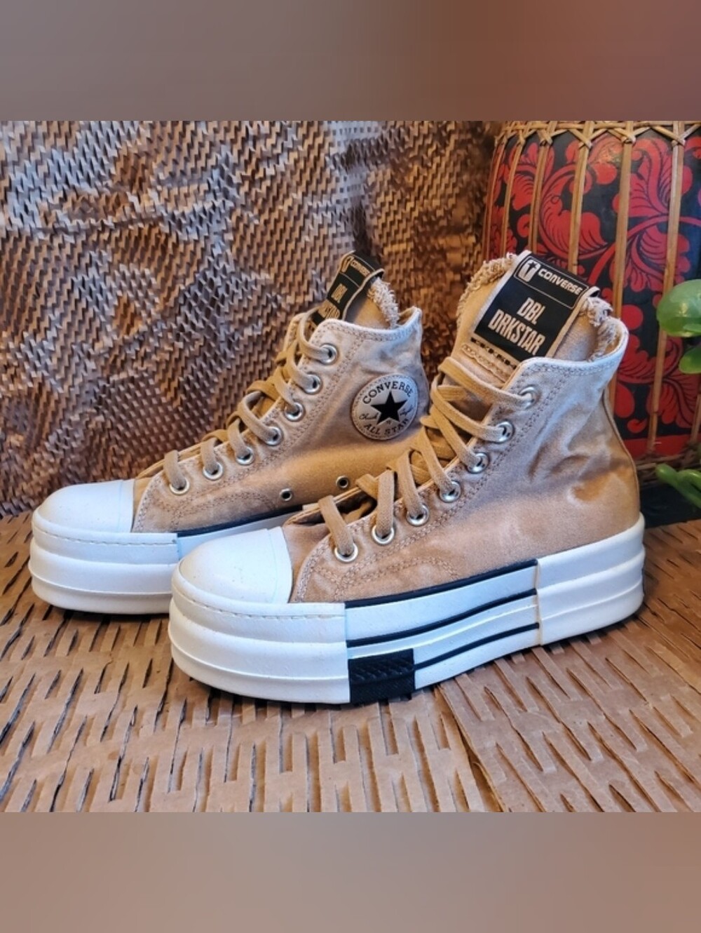 Rare!!! Converse X Chuck 70 DRKSHDW DBL DRKSTAR Overwashed Blonde M7.5W9.5